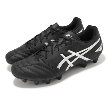 Asics 足球鞋 DS Light Club 2E 男鞋 寬楦 黑 銀 緩衝 抓地 運動鞋 亞瑟士 1103A097001