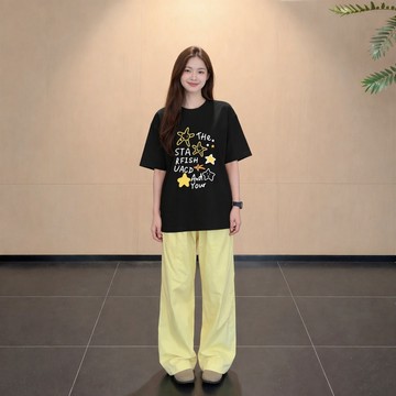 【現貨！當天出貨】韓系短袖 女生衣服 純棉重磅t恤 大尺碼寬鬆上衣 oversize 女裝 新款百搭T恤 夏季休閒棉t