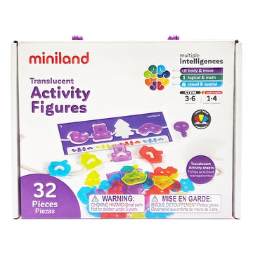 Miniland 透光配對分類&穿繩 Set  1盒