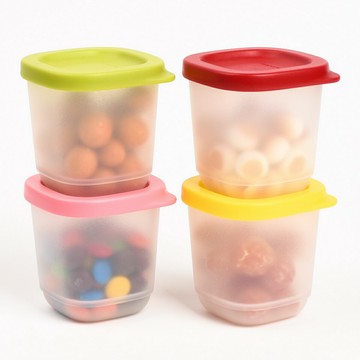 特百惠 110ml迷你雪影冷藏方盒 儲物零食盒 小可愛冷藏保鮮盒