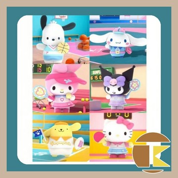 【9月預購】三麗鷗家族 元氣運動會 系列 盲盒 公仔 盒玩 一中盒6入｜愛蛋客