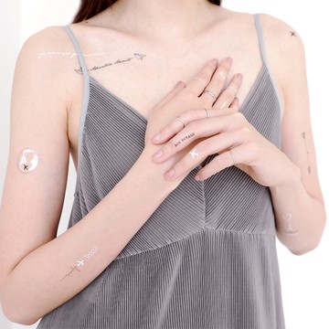 英國PAPERSELF 旅行軌跡Bon Voyage 紋身貼紙