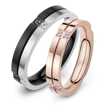 戒指．白鋼．招財．防小人小尾戒．客製刻字