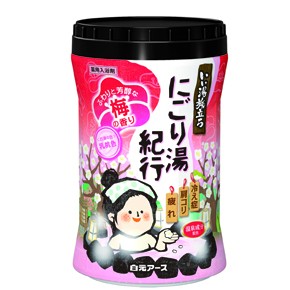 Hakugen Earth Good Bath Journey Cloudy Bath Travel Plum Scent 600g