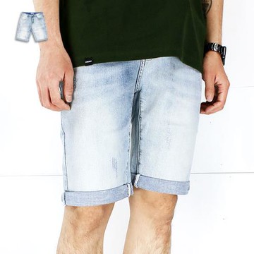 『RFD』普洗刷痕牛仔短褲-藍色《0536063》