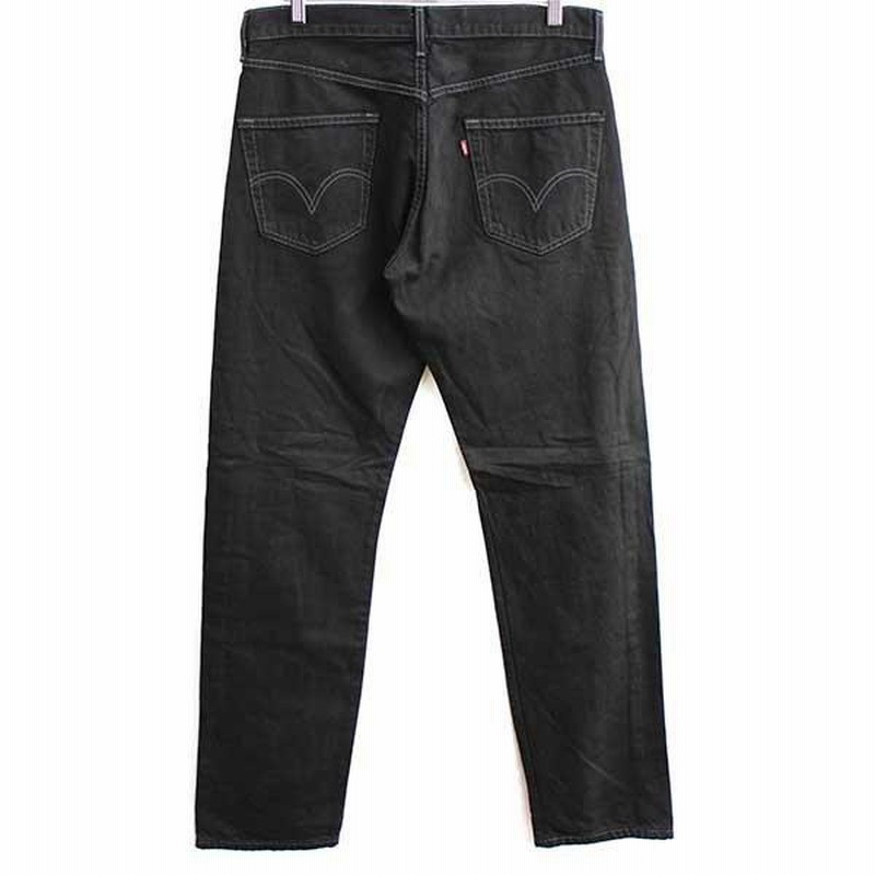 ☆00s メキシコ製 Levi'sリーバイス 501 ブラック デニムパンツ 後染め 