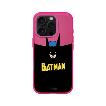 iPhone 16 Pro Clear 粉漾桃 - Batman 蝙蝠俠 - 復古版