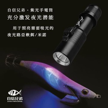 自信兄弟戶外蓄光器LED紫光手電筒路亞餌鐵板夜光迅速采光海釣