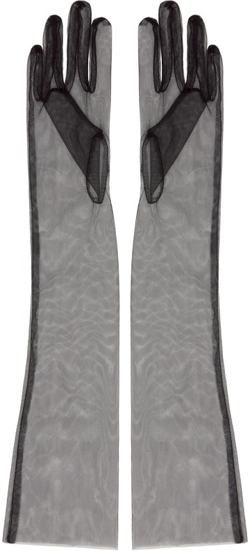 Anna Sui 黑色 Long 手套