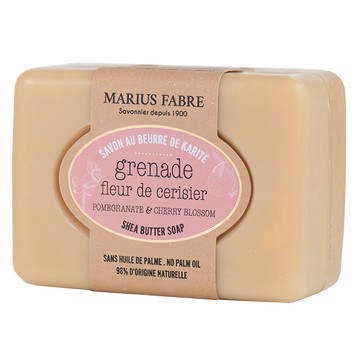MARIUS FABRE 法鉑馬賽肥皂 櫻花石榴乳油木草本皂  1個  100g
