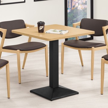 MUNA家居   艾麗絲2.3尺商業桌(不含椅)    70X70X75cm