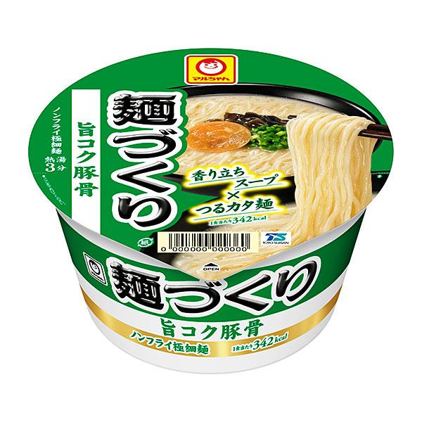 マルちゃん　麺づくり旨コク豚骨 87g×12個入り(1ケース)（KT）