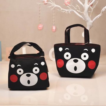 熊本熊便當包 飯盒袋手提包韓版清新 小媽咪包 保溫包 帶飯午餐包