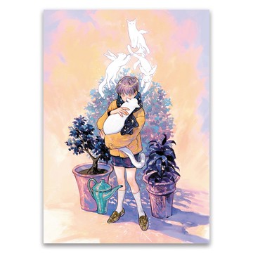 《我們要不要住在一起》 | NOMA | 韓國插畫美術紙海報 B5 | 水彩