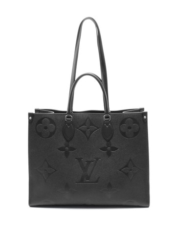 Louis Vuitton Pre-Owned - 2021 OnTheGo GM tote bag - women - Calf Leather - One Size - Black