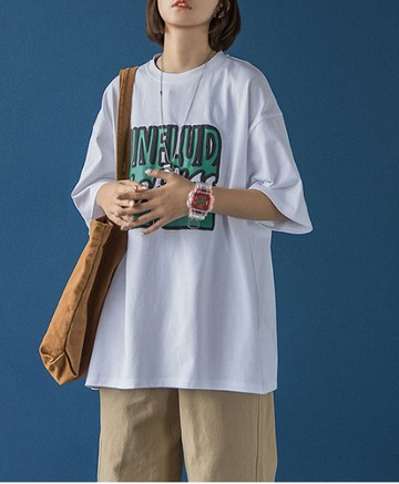 FINDSENSE X  男女短袖 情侶 新款 寬鬆 百搭學生上衣半袖T恤