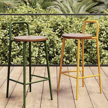 免運 附發票 高腳凳 吧檯椅 吧檯凳 高腳椅 現代簡約吧臺凳輕奢高腳椅戶外吧臺椅子酒吧凳網紅靠背鐵藝高腳凳 工廠現貨直銷 免運 可開發票 全館八折 售後保障 h5524