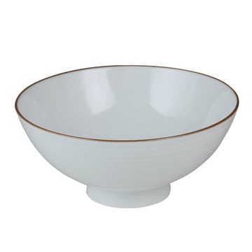 WUZ 日本 白山陶器 白磁千段 碗公1400ml