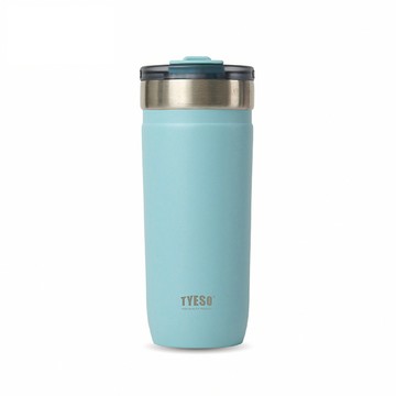 【H&R安室家】TYESO泰碩 304不鏽鋼保溫咖啡杯710ml(H81)藍
