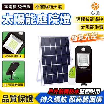 【HeartPick心選】太陽能分離式庭院燈 探照燈 太陽能戶外燈 照明燈 感應燈 太陽能投光燈 防水路燈 1500流明