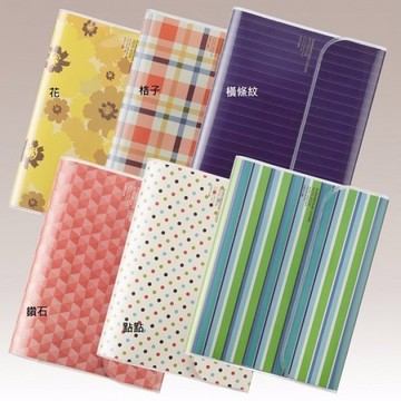 日本LIHIT LAB. 繽紛多功能收納筆記本(A5/24孔)N-1685 *封面可替換