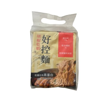 Goodfoodeveryday 好控捲拌麵 3包/袋(胡椒乾蝦)