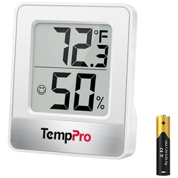 [6美日直購] ThermoPro / TempPro TP49 表情 濕度計 溫度 濕度檢測器 數位 溫度計 1入/2入 溫溼度計