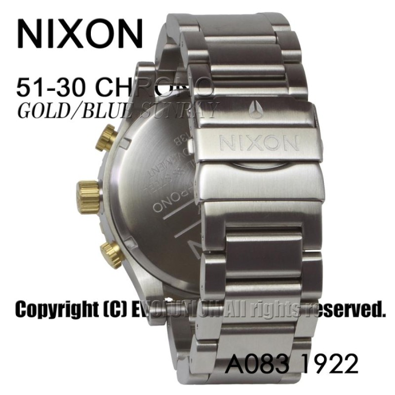 ニクソン] NIXON 腕時計 51-30 CHRONO: GOLD/BLUE SUNRAY A083-1922-00 メンズ [並行輸入品] |  LINEブランドカタログ