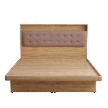 【本木】捷絲 貓抓皮靠枕插座房間二件組-單大3.5尺 床頭+掀床單大3.5尺