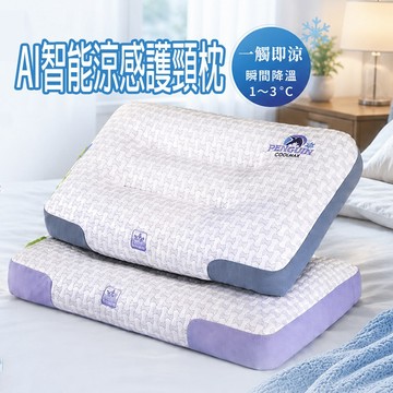 AI 智能 涼感 護頸枕 1入 限宅配 降溫枕頭 工學舒壓枕 夏季涼爽 支撐 枕頭 睡眠 【好物底家】DS030643