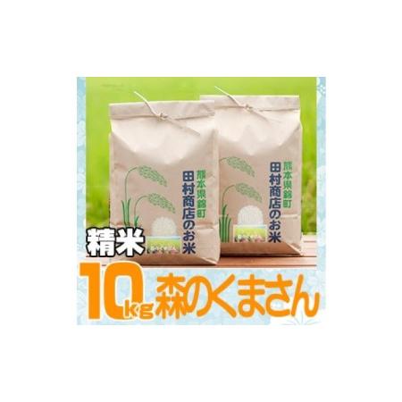 ふるさと納税 米 10kg 令和5年 森のくまさん 5kg×2 白米 こめ 熊本県錦町