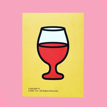 明信片 小海報 防水貼紙 機車貼紙 行李箱貼紙  紅酒 卡片