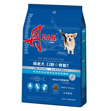 【DAN 丹】成老犬飼料20磅（9.07kg）- 口腔+骨骼配方