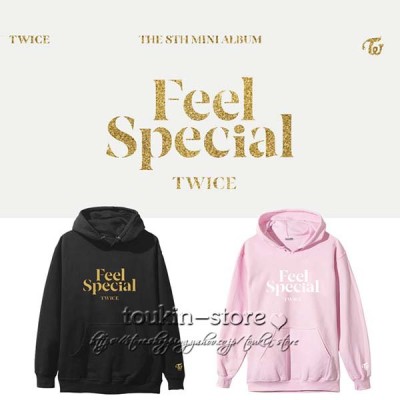 Twice 風 Feel Special 韓流グッズ パーカー スウェット フード付き 春秋冬 男女兼用 周辺 応援服 打歌服カジュアルウェア ペアルック 通販 Lineポイント最大get Lineショッピング