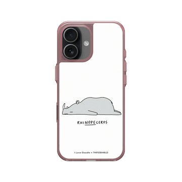 iPhone 17 Clear (相機按鈕) 晶醺玫 - ilovedoodle (Lim Heng Swee) - Rhinopeceros 犀牛