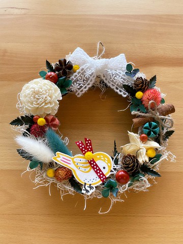 籐の花輪 (SIZE L)