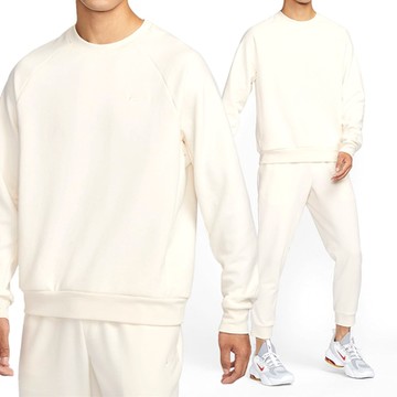 Nike UV Primary LS Crew 男款 米色 大學T 運動 防曬 毛圈布 休閒 長袖 FZ0972-110