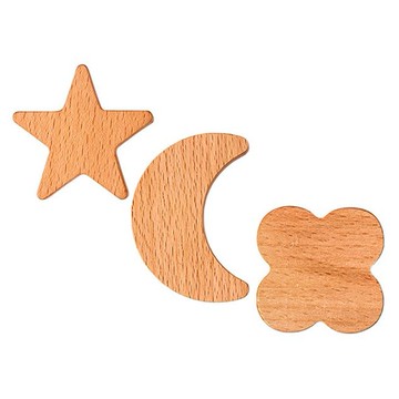 北歐木質免打孔牆壁掛(1入) 款式可選