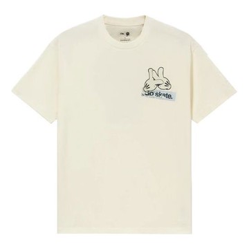 Li-Ning x OG_SLICK Crossover SS22 Graffiti Cartoon Printing Tee 'Creamy White'