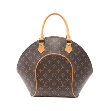 LOUIS VUITTON LV 路易威登 棕色 原花 PVC塗層帆布 Ellipse MM 手提包 M51126 【二手名牌BRAND OFF】