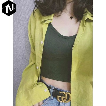 【Nico】💋基礎款內衣 卡卡同款美背內衣女大U吊帶運動內衣瑜伽背心式裹胸少女文胸 吊帶內衣 美背