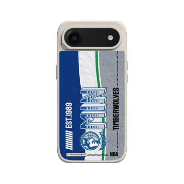 iPhone Air SolidX 貝殼灰 - NBA - 復古球員卡-明尼蘇達灰狼 Minnesota Timberwolves - Vintage Card