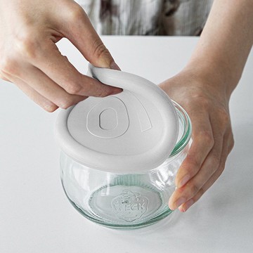 日本霜山 WECK專用矽膠罐蓋-直徑10cm-3入-多色可選