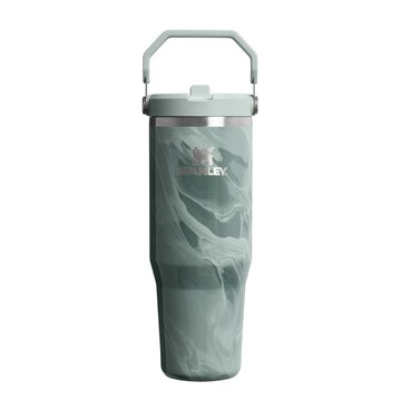 STANLEY 經典系列 IceFlow 手提吸管杯2.0 0.88L / 雲石綠
