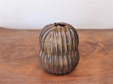 備前燒 花器 (落花生) h3-121