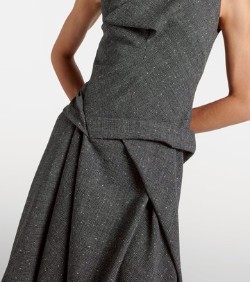 McQueen Wool midi dress
