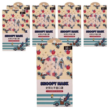 ACULIFE 成人平面口罩 IN0002 17.5 x 9.5cm  旅行兜風  10片  6盒