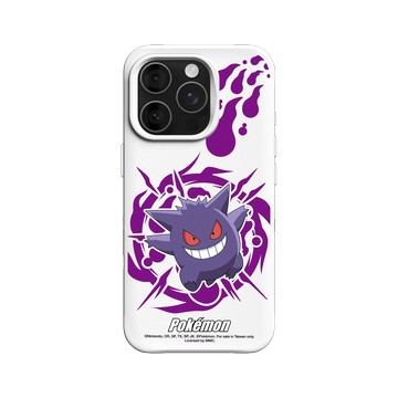 iPhone 16 Pro SolidX 白 - 寶可夢 Pokemon - 戰鬥系列-耿鬼