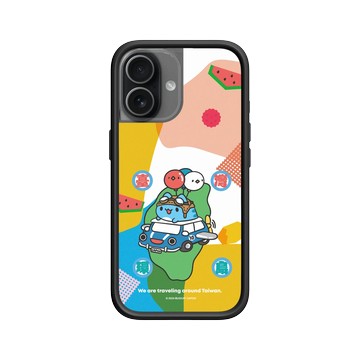 iPhone 17 Mod NX -邊框背蓋組合 (相機按鈕) 黑 - 貓貓蟲咖波 Bugcat Capoo - 10th 環島咖波愛旅行