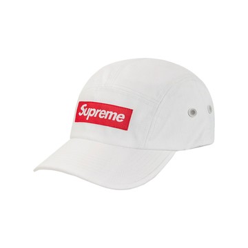 SUPREME COATED CORDURA CAMP CAP WHITE 彎檐 五分割帽 ⫷ScrewCap⫸